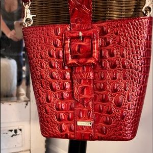 Brahmin crossbody Red bag